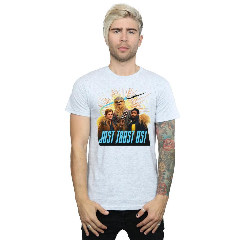 Star Wars Mens Solo Just Trust Us T-Shirt