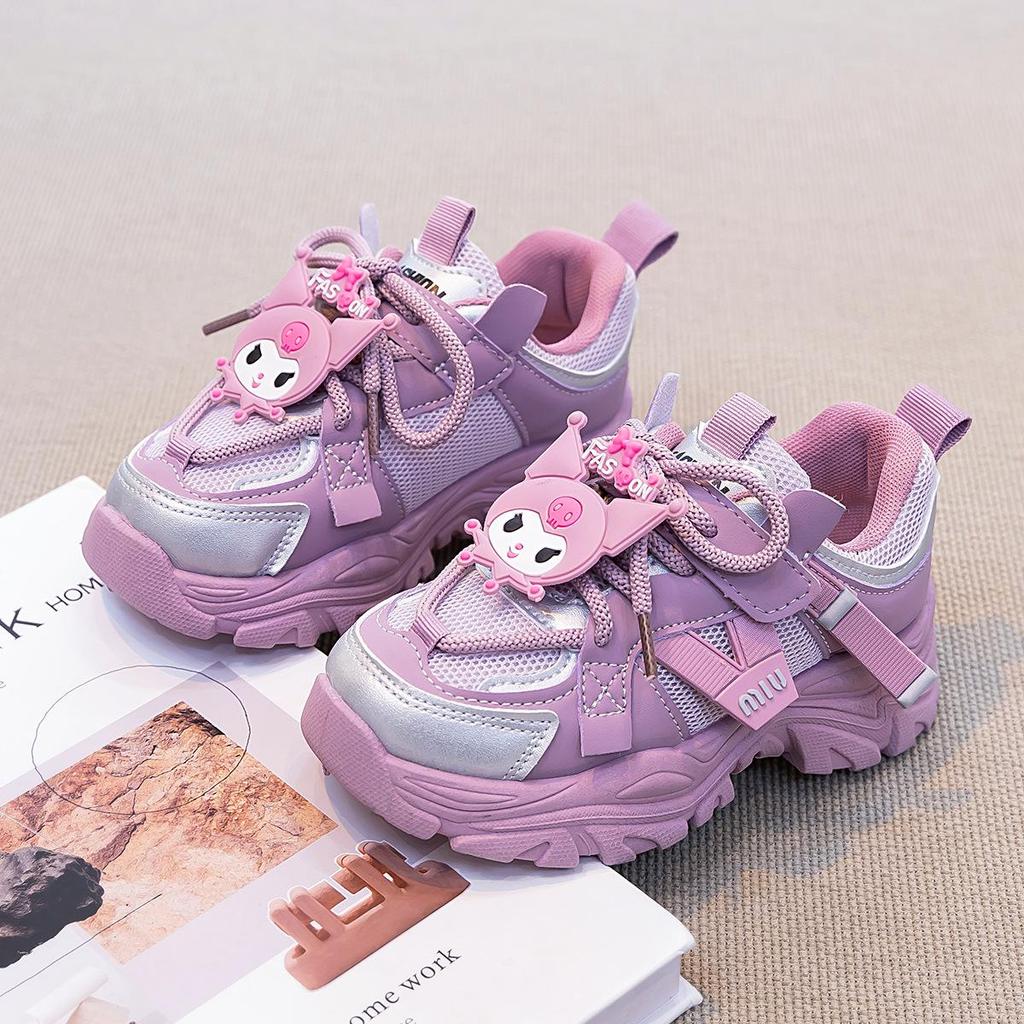 Дышащие сетчатые спортивные туфли для девочек 2026 - Легкие, с мягкой подошвой, Осенний стиль