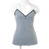CHANEL Excellent condition P10762V06479 1998 CC Logos camisole tops 40 grayUsed