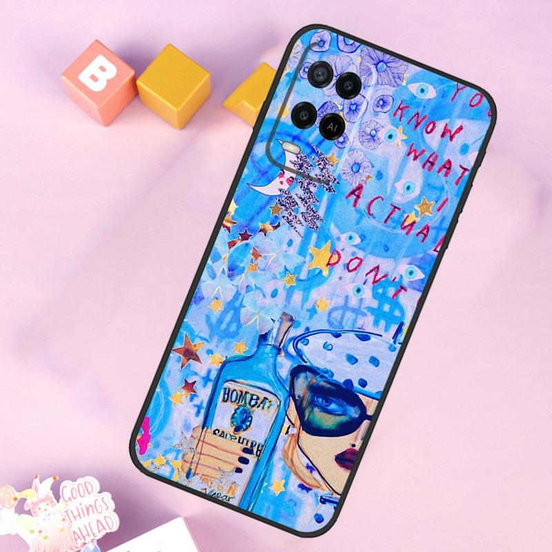 Преппи Коллаж Сделай Это Весело Чехол Для Oppo A54 A74 A94 A40 A60 A80 A18 A38 A58 A78 A98 A96 A76 A16 A15 A17 A57 A5 A6 Pro