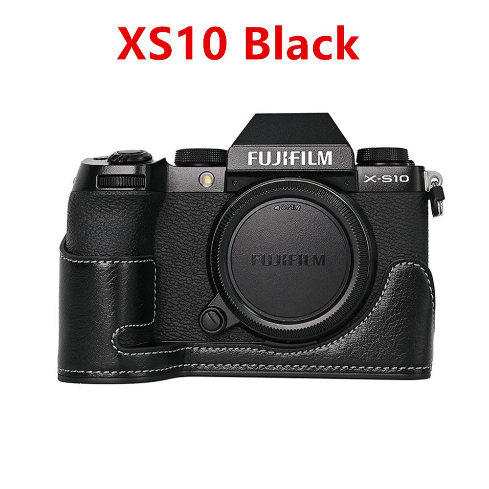 PU Leather Camera Half Case for Fujifilm Fuji XT50 XT30 XT30II XT20 XT10 XT5 XS10 XS20 XH2 XH2S X100V Battery Opening Cover