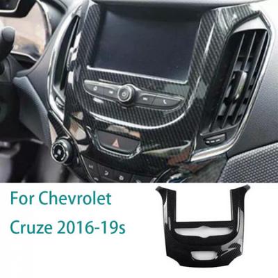 Для Chevrolet Cruze 2016- Декоративная накладка на рамку центральной консоли с навигацией из углеродного волокна