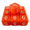 Многогранные игральные кости 10 шт. 6-гранные игральные кости цифровые игральные кости для ролевой игры DND настольные игровые аксессуары