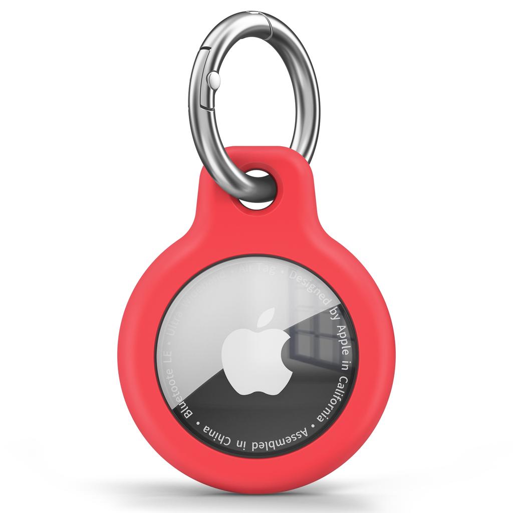 TPU Cover for Apple Air Tag Holder with Keychain Protective Shell Tracker Accessories Anti-scratch Sleeve For Apple Air Tag Case 2