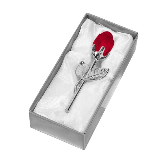 Прозрачная роза в подарочной коробке Художественная цветочная скульптура на День святого Валентина Элегантный декор для дома и офиса и романтический подарок