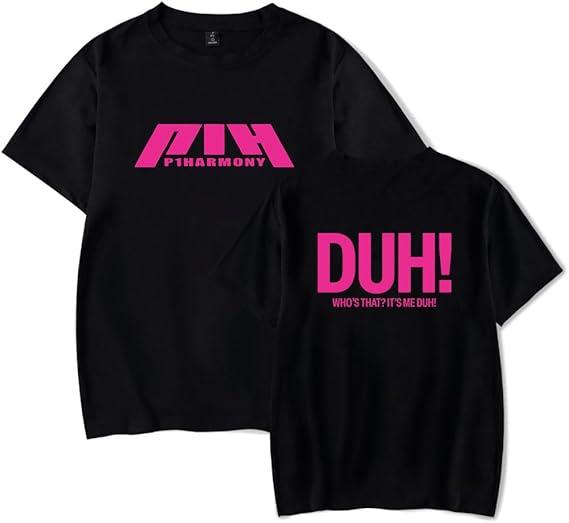 P1Harmony T Shirt Casual Cotton Tee KPop Fashion Letter Print TShirt Unisex Women Trend High Quality Short Sleeve Tshirt Tops