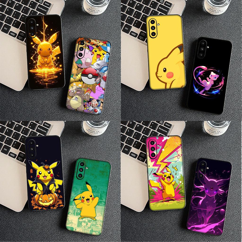 Чехол-кейс Mew P-Pikachus P-Pokemons GO для Apple iPhone 16 15 14 11 Pro Max 7 8 Plus SE2 SE3 SE 2022 2020