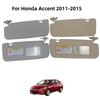 Автомобильный солнцезащитный козырек для Hyundai Accent Для Verna 2011 2012 2013 2014 2015 С зеркалом Левый водительский Правый пассажирский Передняя панель солнцезащитного козырька