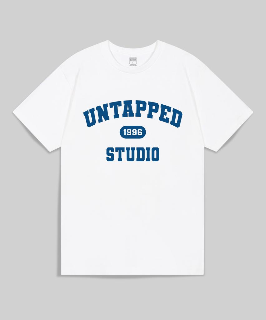UNTAPPED STUDIO 1996 Студийная оверсайз футболка с коротким рукавом 4 цвета