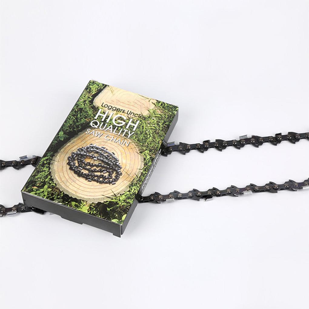 Цепь 10/12/14/16/18/20 дюймов Сплав Цепь для электропилы Шина Шаг 3/8 дюйма Толщина 40/53/59 Ведущее звено