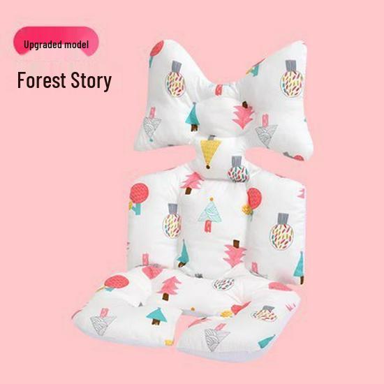 Хлопковая подушка для детской коляски и стульчика для кормления - Универсальная посадка