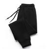 Solid Color Women Pants Pocket Long Men's Sweatpants Sportswear Elastic Waist Casual Baggy Pants Black Grey