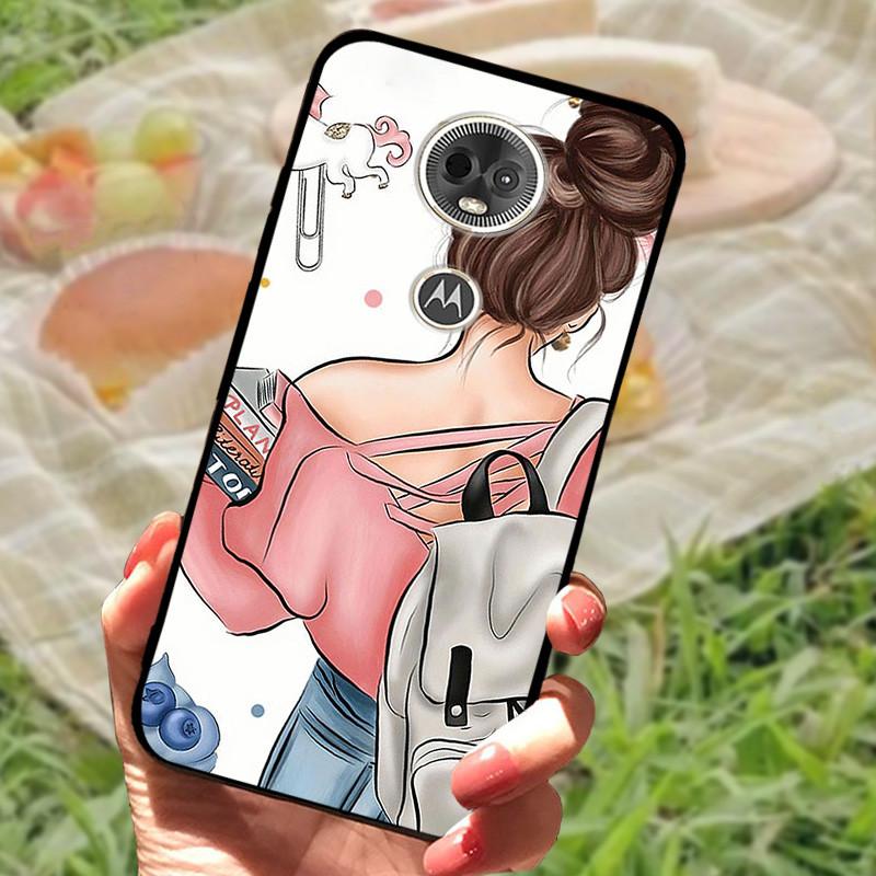 Для Moto E5 / E5 Play EU Чехол Силиконовый Мягкий Ударопрочный ТПУ Задняя Крышка для Motorola Moto E5Plus / E5 Plus Capa E5Play E 5 Мрамор