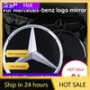 C200 E200 For Mercedes Benz 3D ABS logo The front grille star logo badge mirror bottom for Mercedes-Benz W167 GLC GLE CLS 2020
