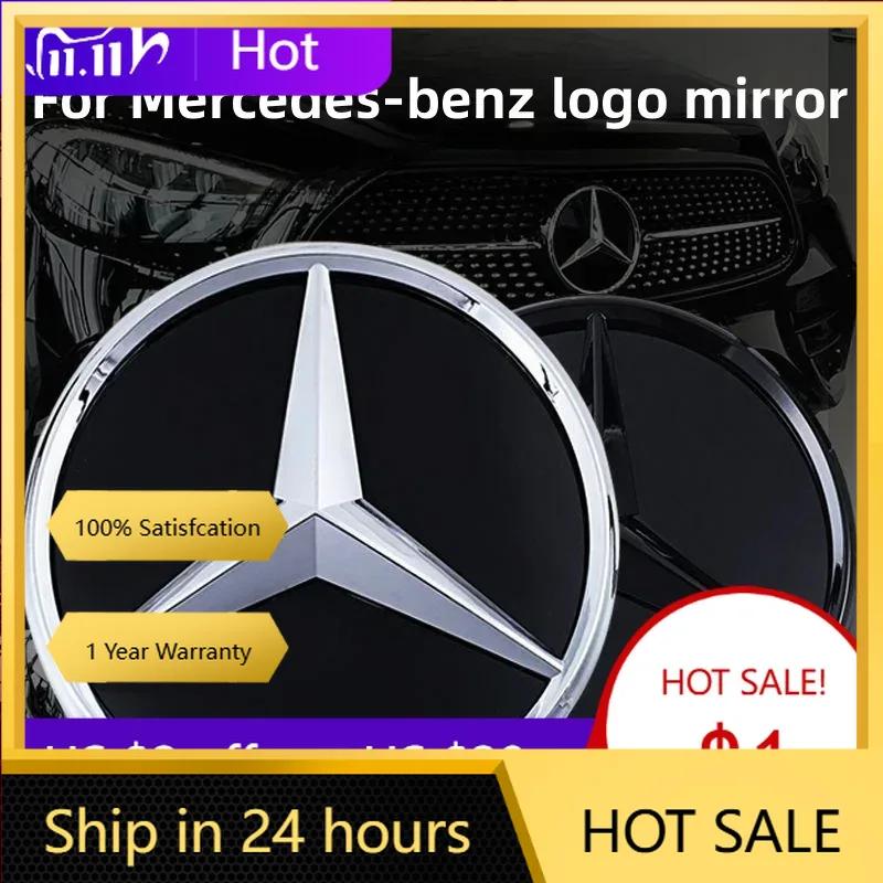 C200 E200 For Mercedes Benz 3D ABS logo The front grille star logo badge mirror bottom for Mercedes-Benz W167 GLC GLE CLS 2020