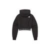 The North Face Letter Print Zipper Hoodie Long Sleeve Sweatshirt Women sweatshirt Black NJ5JP80K