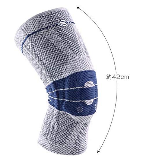 Bauerfeind Genu Train P3 Left Foot Train P3 Left Knee Support Сделано в Германии Общее медицинское оборудование Большая силиконовая накладка на внешнюю часть колена