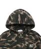 Mucent Jinu Camo Fleece Two-Way Zip-Up Hoodie (Unisex)