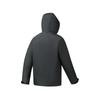 Men's FILA Fitness Windbreaker Jackets Men's Pitch Black Hooded (Non-detachable) Moderate Straight Fit