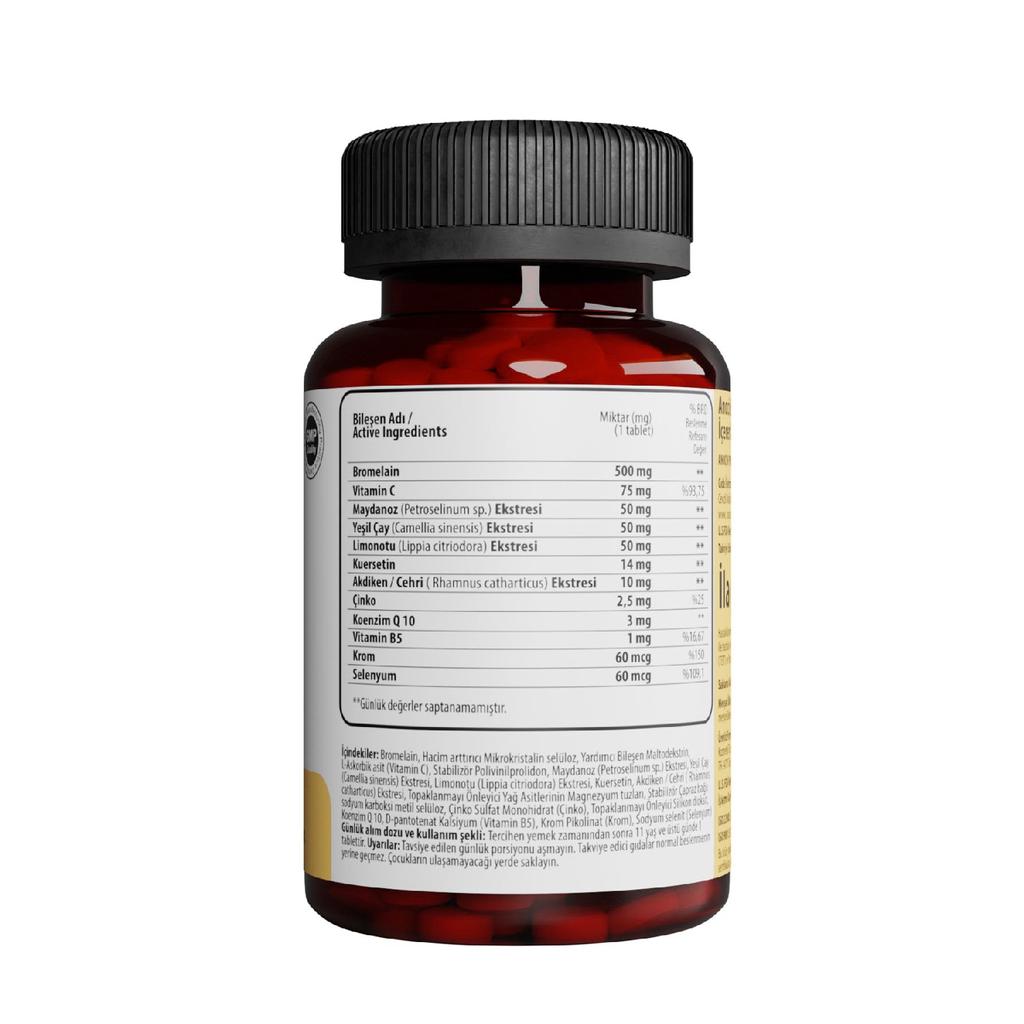 Бромелайн, ананас, кверцетин, цинк, Coq-10, витамин С, формула супербромелайна