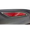 Frame Trim Black Titanium 2PC Rear Fog Light Lamp For Chevrolet Malibu 2016-2018
