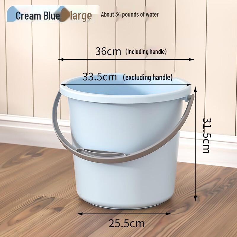 Пластиковое многоцелевое портативное ведро с ручкой