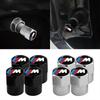 2025 Hot New 4Pcs Car Wheel Tire Valve Caps Air Stem Covers for BMW M E34 E36 E60 E90 E46 F10 F20 F30 X5 X6 X1 M3 M5 M6 E71 Acce