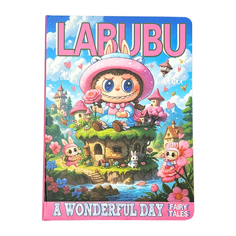 Labub A5 Notebook High-value Cartoon Horizontal Line Book Cartoon Hand Account Book Student Super Thick Notepad