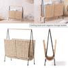 Hand Woven Magazine Holder Rack Standing Organiser Basket for Books Magazines Newspapers Letters Office Bedroom Nursery