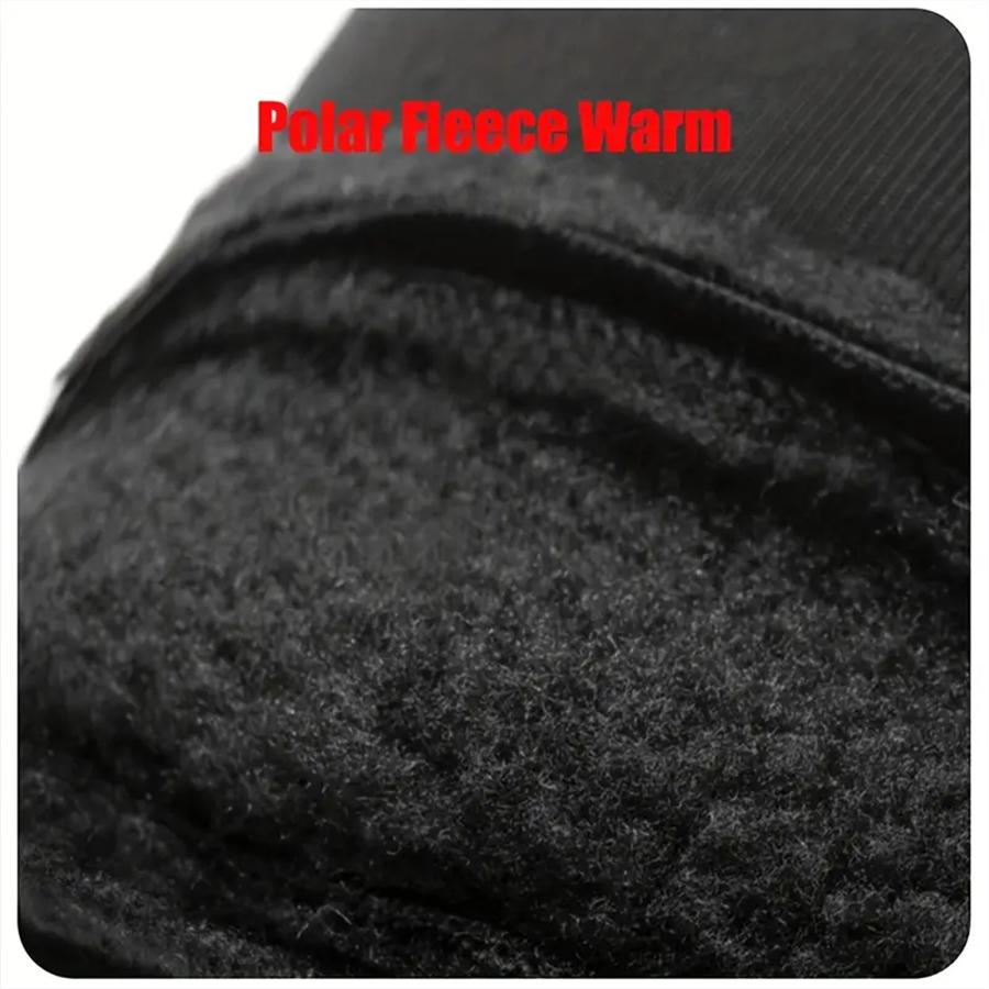 Winter Waterproof Touchscreen Gloves, 3-Finger Exposed Thermal Gloves for Fishing & Cycling