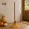 Spooky Haunted House Props Halloween Sound Broomstick, Moving Witch Broom Prop with Effects, Automatic Magic Toy for Party, Cosplay Costume Accessory