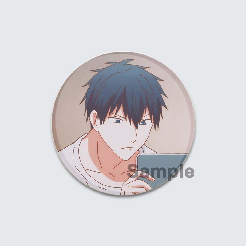 32/44/58 мм Круглые Аниме Подарочные Булавки Ручной Работы Брошь Сато Мафую/Уэнояма Рицука Мультфильм Значок на Рюкзаке Ювелирные Изделия Аксессуары Подарки