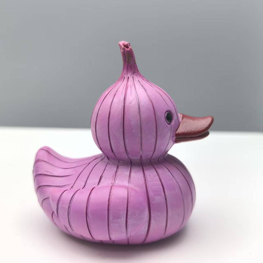 Причуреная овощная утка, Креативная и изобретательная вегетарианская утка, изделия из смолы