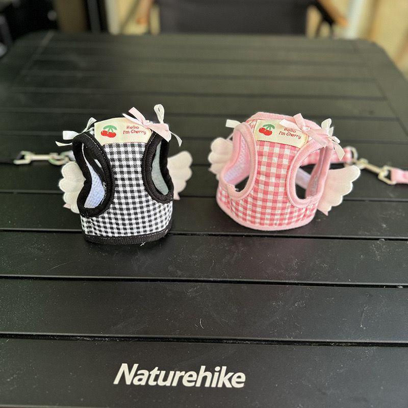 Adjustable Dog Harness With Leash Set Small Breeds Like Poodle Bichon Frise Comfort Fit Chest Strap Walking