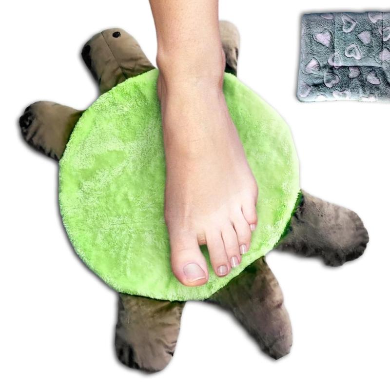Turtles Floor Foot Mop Double Side Cleaning Pad For Easy Floor Maintenance Dust Hair Pickup Washable for Various Floor