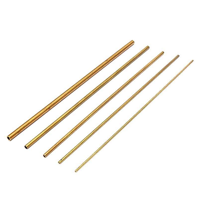 1PCS Brass Tube DIY Tube Round Diameter 2/3/4/5/6/7/8/10/14/16/20mm L200mm 300mm Brass Tube Brass Tube Cutting