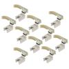 10pcs Industrial Sewing Machine Presser Foot for T36N Stainless Steel Plastic Portable