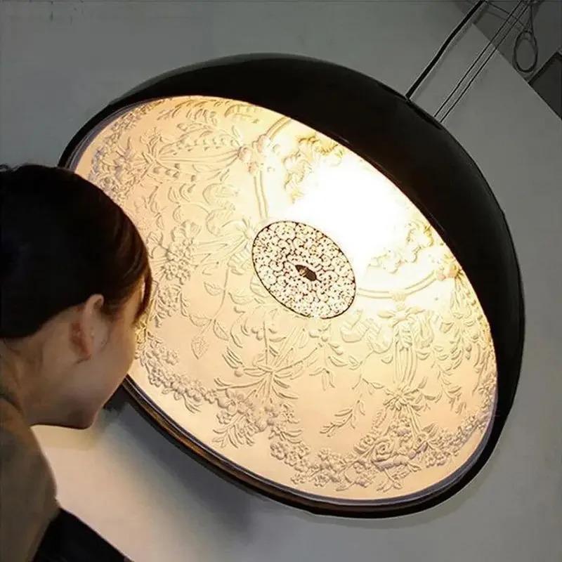 Postmodern Minimalist Skygarden Replica Pendant Lamp - Resin Design for Bedroom, Kitchen Island & Dining Room