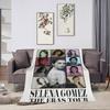 Blanket For Soft Throw Blanket for Picnic Bed Sofa Home Selena Bedroom Cozy singer Gomez Warm Comfortable