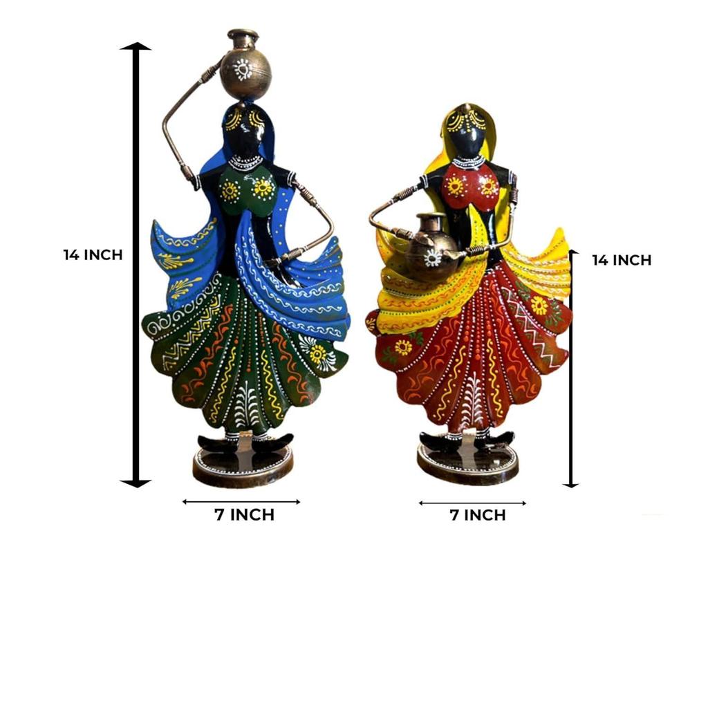 Танцующая раджастханская леди, украшение стола, декоративные предметы для дома, антикварные подарочные предметы,