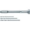 TRUSCO Pin Vise Retractable Drill Set 3?? 0.1-3.2mm TPVS-3.0S