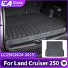 Для Land Cruiser Prado LC 250 2024-2025 250 Коврик в багажник Аксессуары для интерьера Защита окружающей среды Водонепроницаемый Коврик в багажник J250