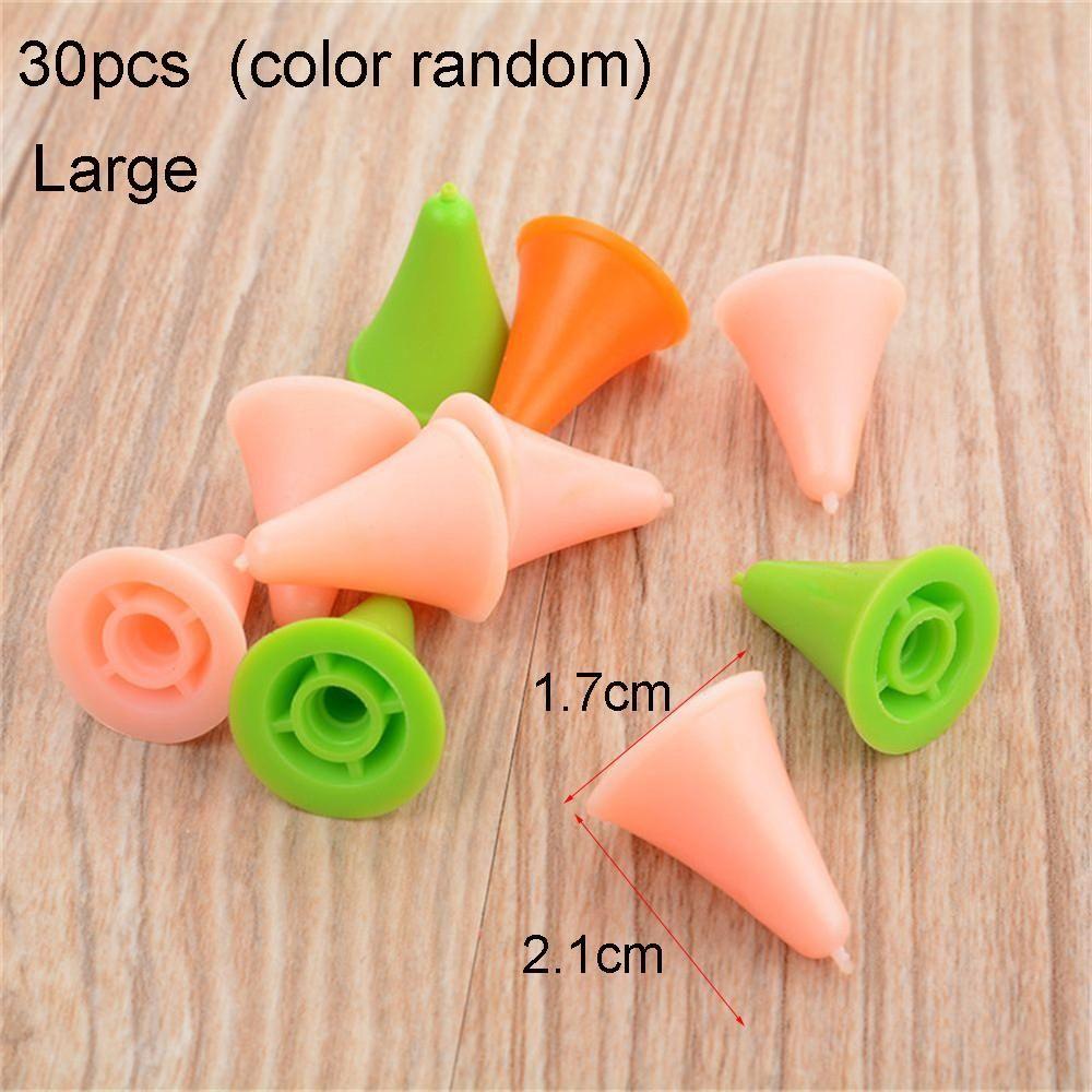 10/30 шт. цвет случайный резиновый стопор для вязания швейные принадлежности игольница протектор