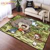 Totoro Carpet Cute Japanese Anime Carpet MY NEIGHBOUR TOTORO Cartoon Print Floor Rugs Children's Play Rug Living Room Carpet