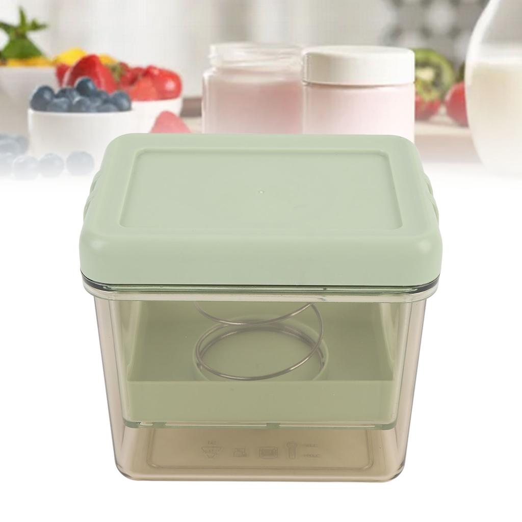 Greek Yogurt Strainer PS HIPS Rectangular Homemade Cheese Yogurt Maker Filter Whey Separator with Fine Mesh for Home