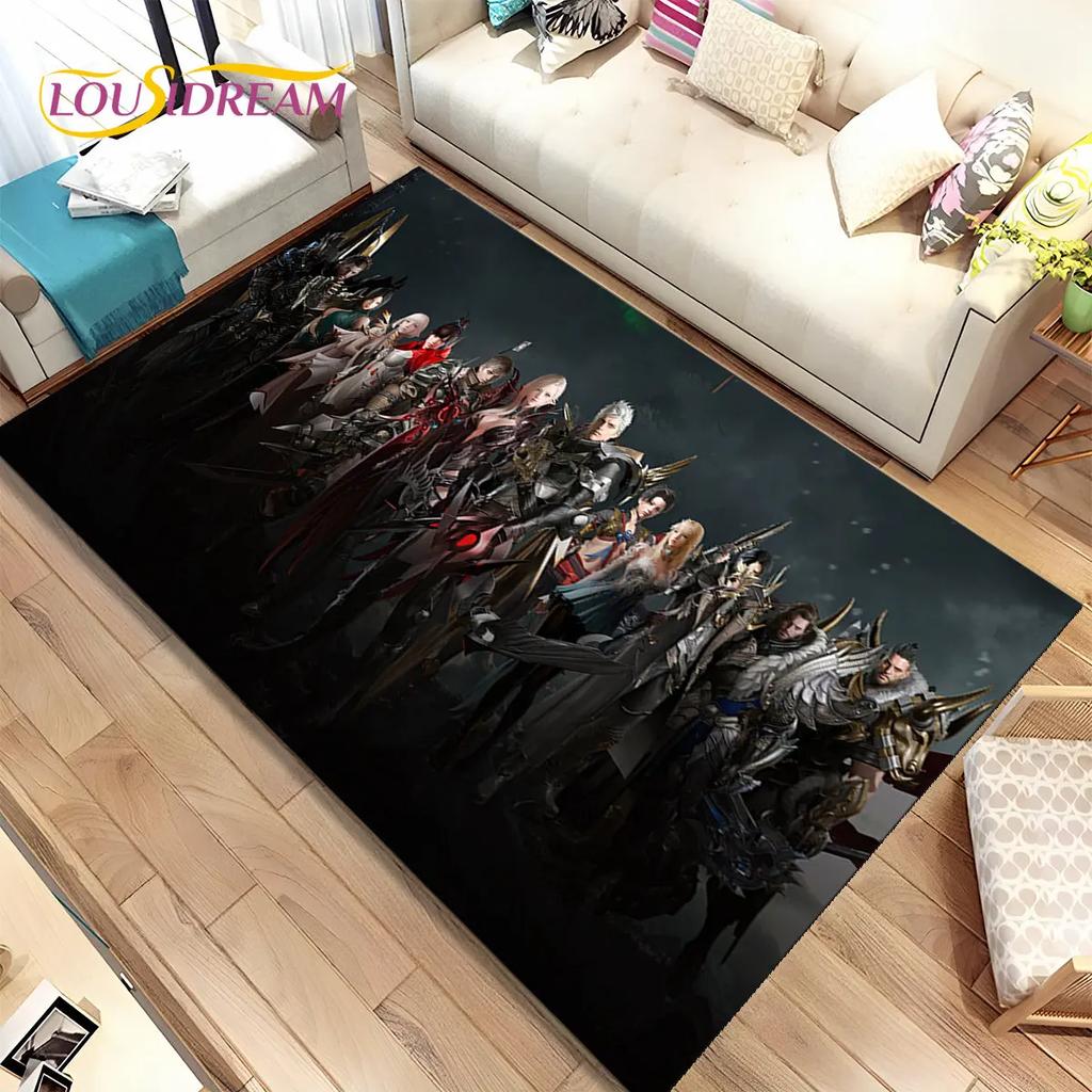 3D Lost Ark Game Gamer Cartoon Area Rug, ковер для гостиной, спальни, дивана, коврика, украшения, детский игровой нескользящий напольный коврик