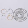 10pcs/lot Gold Round Earring Hoop Hooks For Jewelry Making Finding Diy Earrings Accessories Supplies