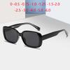 Anti-Glare Uv400 Oval Shortsighted Lens Prescription Sunglasses Men Polarized Square Myopia Spectacles 0 -0.5 -0.75 To -6.0