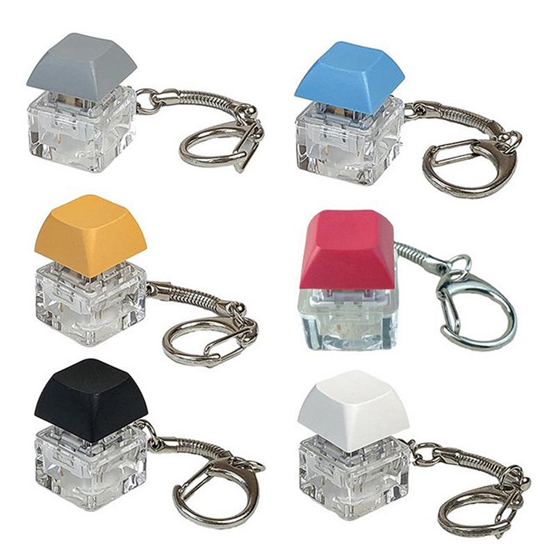 Брелок Merit +1 Muyu, декомпрессионный брелок, механическая клавиатура, кнопка, брелок для ключей на кончике пальца, подвеска, игрушка-антистресс