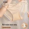 Women's Modal Lace Seamless Briefs 3-Pack